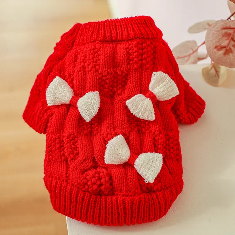 PETCIRCLE Dog Clothes New Year Sweater For Small Medium Dogs Puppy Cat Autumn Winter Pet Clothing Dog Costume Pet Supplies