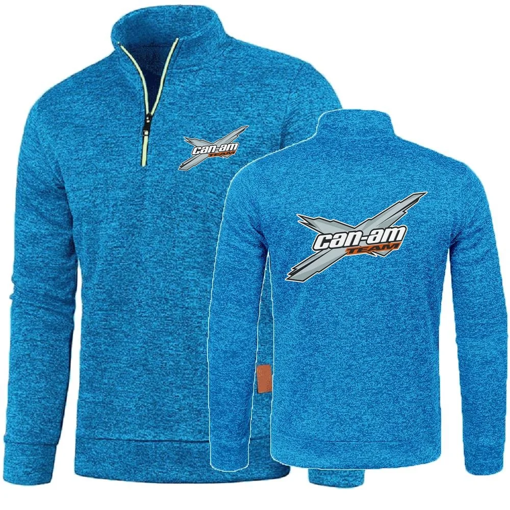 Men\'s Hoody Can Am Off Road Brp Atv Commander Utv Outlander Sweatshirts Men Pullover Sweater Fleece Pullover Soft Shell Jacket