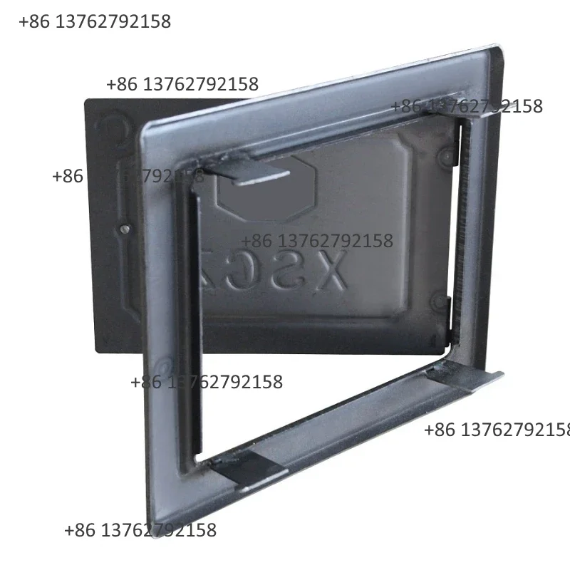 Steel Wood Stove Replacement Door, Household Fireplace Ash Clean Door For Indoor Fire Stove And Chimney Inspection Access