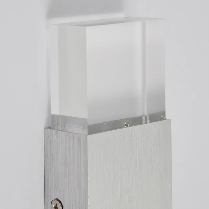 Led الاكريليك + الألومنيوم 2 واط الجدار مصباح Epistar رقاقة مع سائق Led للمنزل/KTV/بار ضوء داخلي CE شحن مجاني