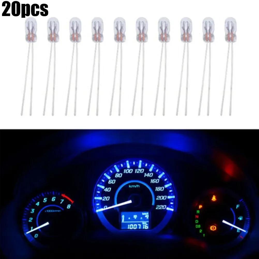 Imagem -03 - Miniatura mm 12v Lâmpada de Filamento Incandescente t3 Lâmpada Halógena Quartzo Vidro Transparente Luzes Indicadoras Laterais 20 Peças em