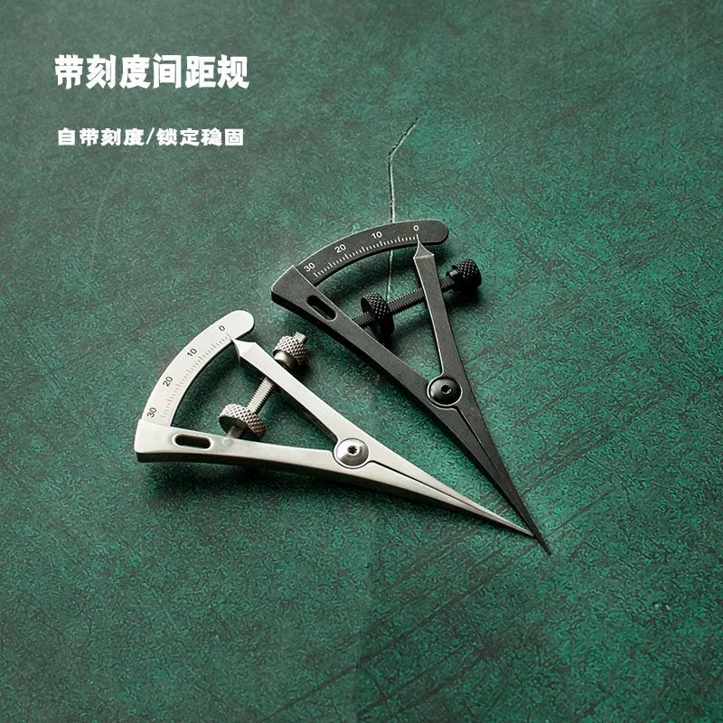 For Spacing Gauge, Eye Planning, Line Gauge, Handmade Leather DIY Edging Tool, Sideline Press Groove Decorative Line