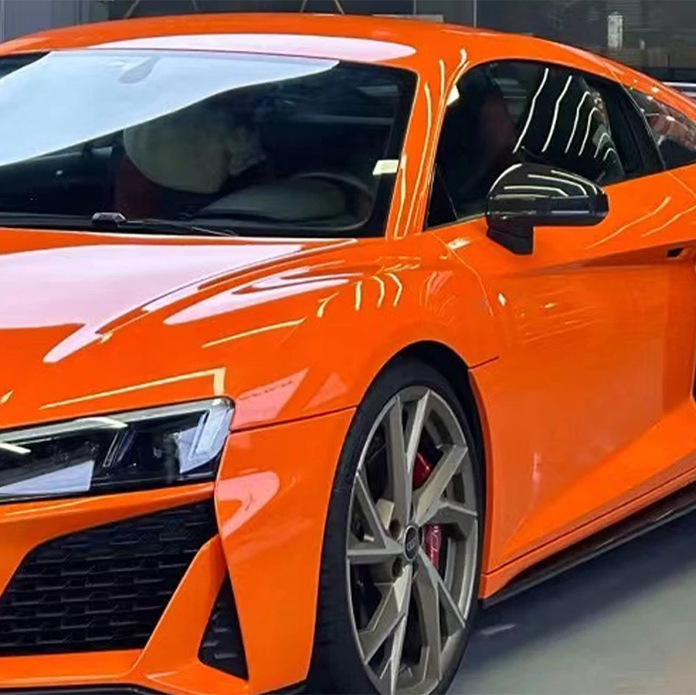 قسط لامعة البرتقال سيارة التفاف الفيلم السيارات صائق فقاعة الحرة ملصق الفينيل فيلم اكسسوارات السيارات الديكور الداخلي الخارجي