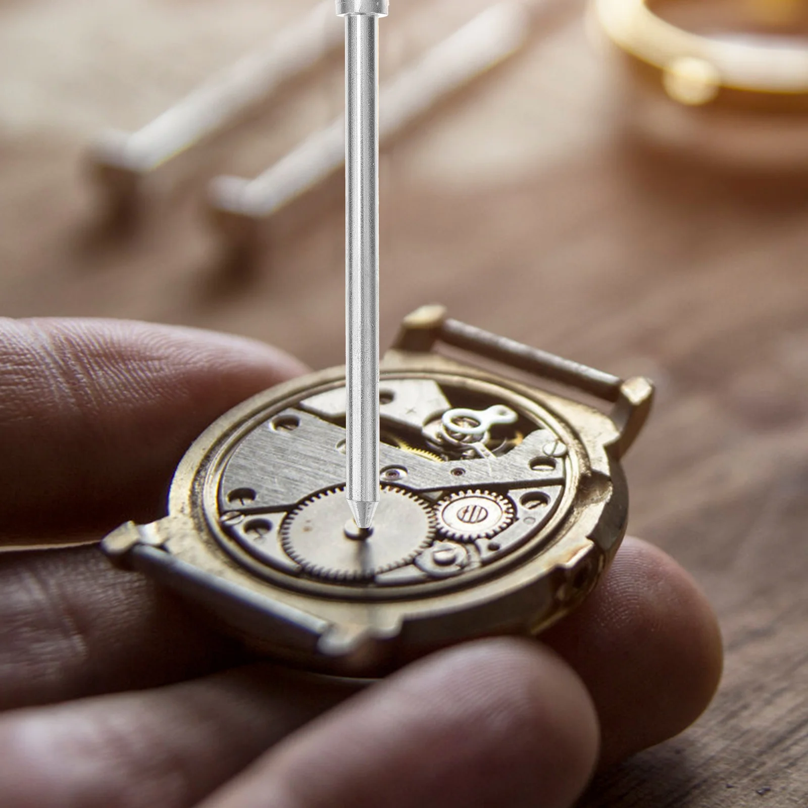 Watch Repairing Tool Needle Install Lightweight Clock Maintenance Tool Portable Punch Minute Hand Pressing