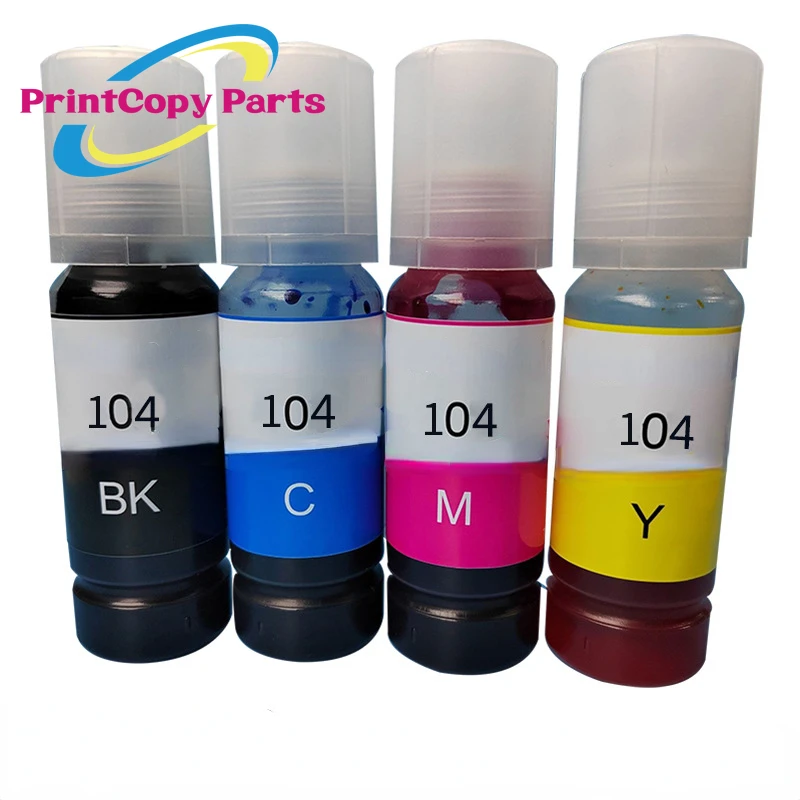 

2 Bottle 104 Refill Ink for Epson ET-1810 ET-2710 ET-2720 ET-2810 ET-2820 ET-2830 ET-2840 ET-4700 ET-4800 ET-2812 70ml/Bottle