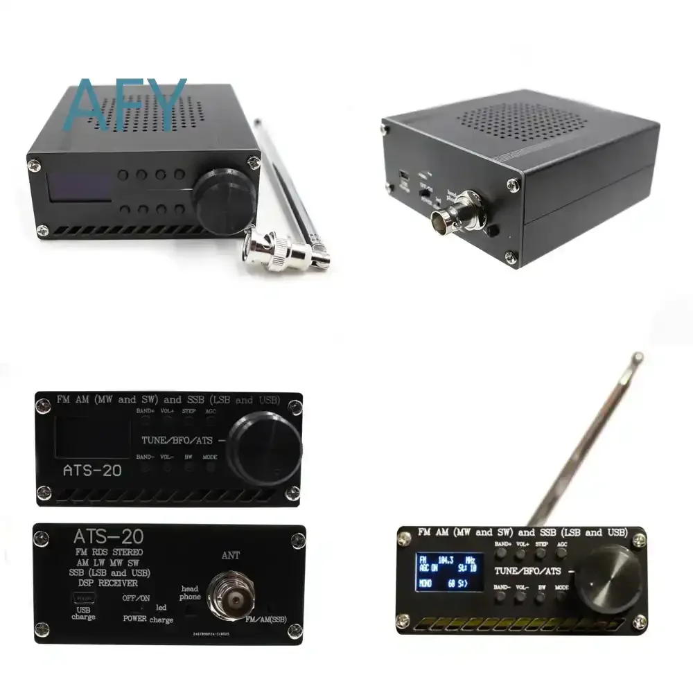 All-Band Radio Receiver for ATS-20 FM AM MW SW SSB LSB USB Shortwave Radio Receiver Portable Digital Tuning Radio for Ham