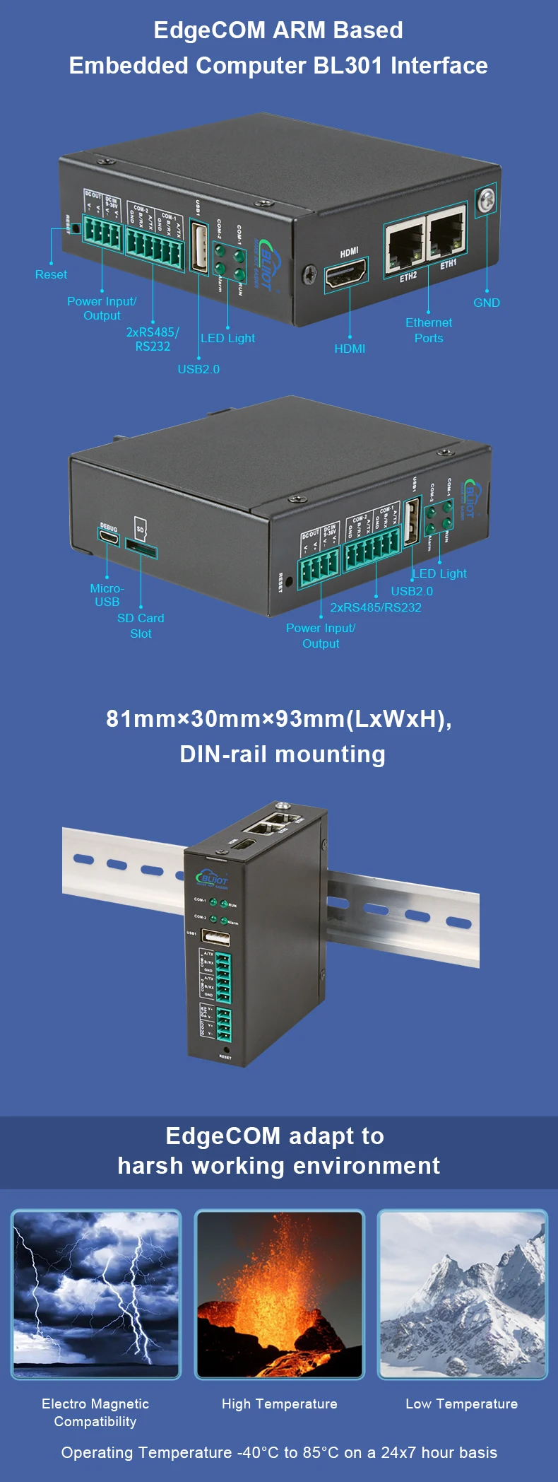 2025I.MX6ULL Cortex-A7 وحدة تحكم حافة الذراع المدمجة مع عقدة حمراء لمشروع الإشعال IIOT SCADA #5