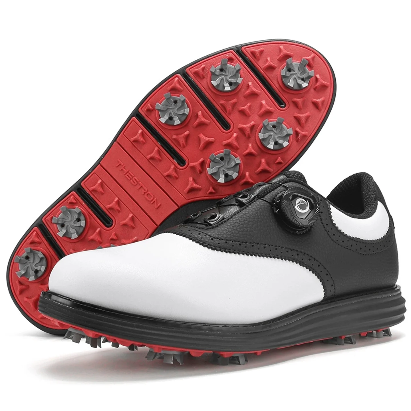 Men's Golf Shoes Athletic Sneakers With BOA Rotating Closure – Non-slip, Removable Spikes, Outdoor Sports & Casual Footwear - view 2