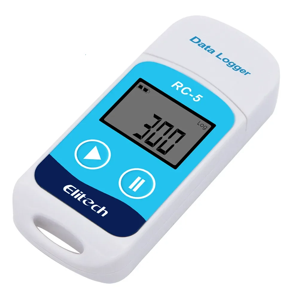 Imagem -05 - Digital Usb Temperatura Registrador de Dados 32000 Ponto de Leitura de Alta Precisão Datalogger Recorder para Armazenamento de Armazém 10 Peças Rc5