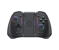 LinYuvo KS42 Meteor Light Wireless Joy-pad with 8 Color RGB Lights for Switch/Lite/OLED, with Programmable,,Turbo & Vibration