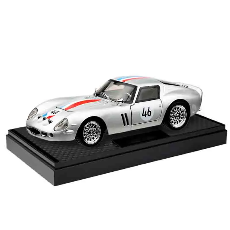 1:32 250 GTO Supercar alliage voiture modèle son et lumière retirer jouet pour enfants à collectionner cadeau d'anniversaire