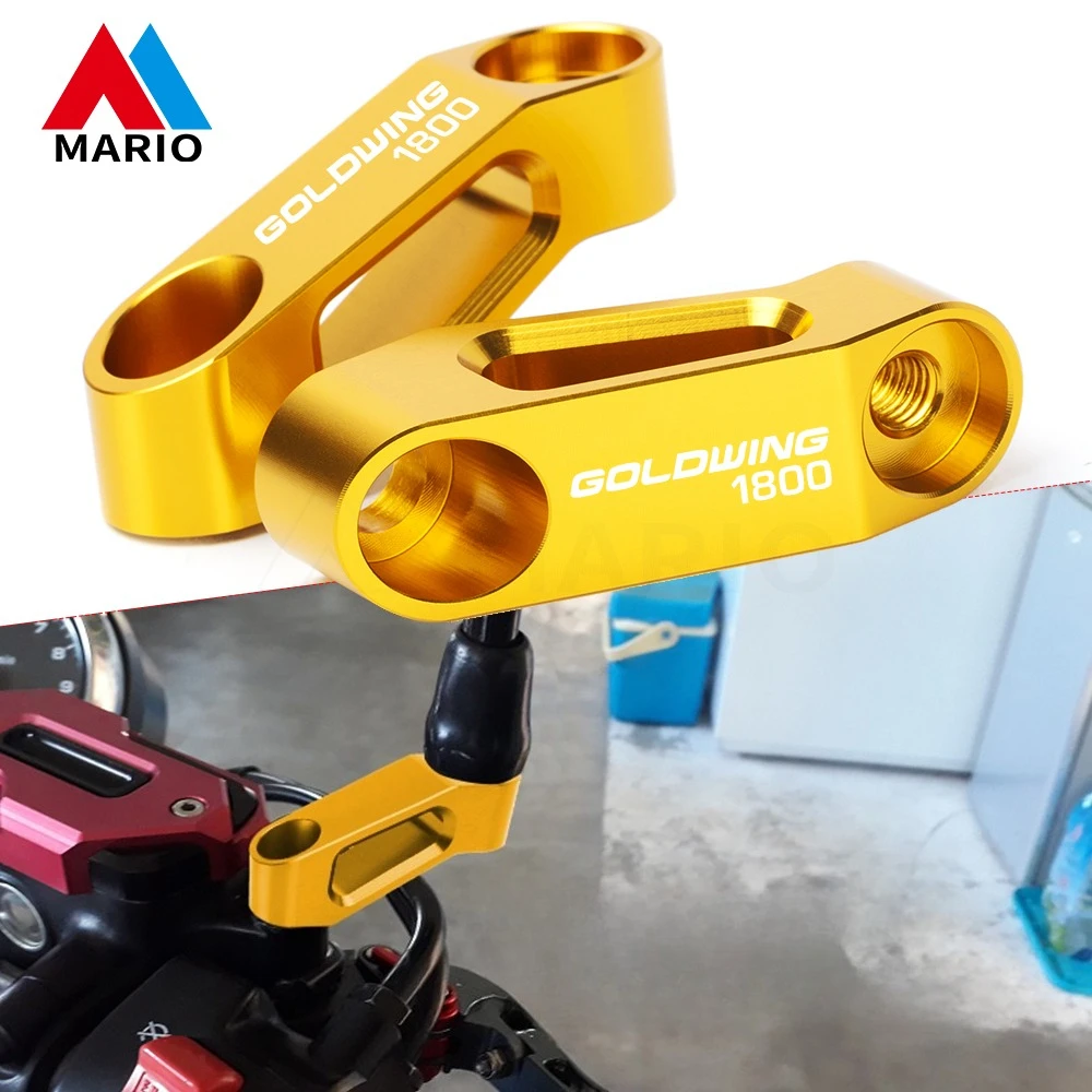 

For HONDA GOLDWING 1800 Goldwing GL1800 2021 2022 Motorcycle Rearview Mirror Extender Adaptor Riser Extend Adapter Accessories