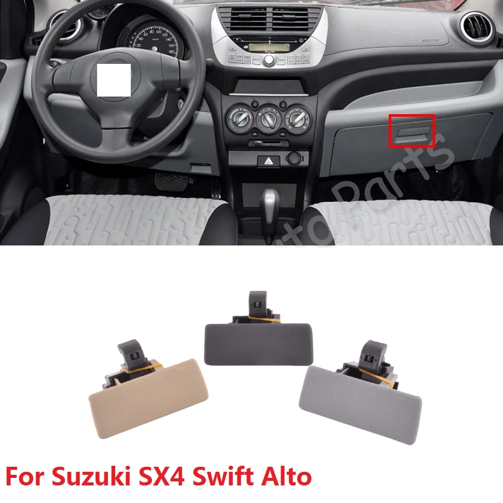 CAPQX For Suzuki SX4 Swift Alto Car Glove Box Lock Latch Lid Handle Glove Box Door Panel Dash Car Interior Handle Latch Lock
