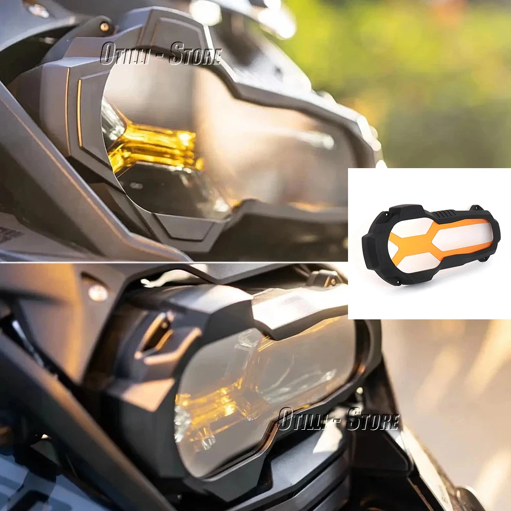 

Motorcycle Headlight Protector Guard Orange Fluorescent Covers For BMW R1200GS LC Adventuer R1250GS R 1200GS 1250GS ADVENTUER