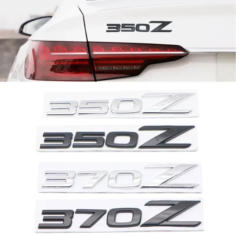 For Nissan 350Z 370Z Rear Trunk Emblem Badge GTS GTR Nismo Z Z3 Z34 Teana Car Modification Stickers Decals 3D Metal