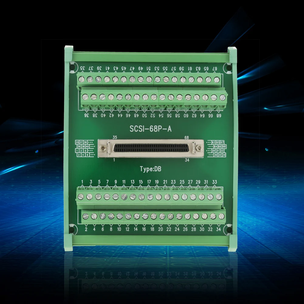 

Interface Module Board Terminal Blocks Module SCSI68 68-pin DB Type Female Connector Board Terminal Module