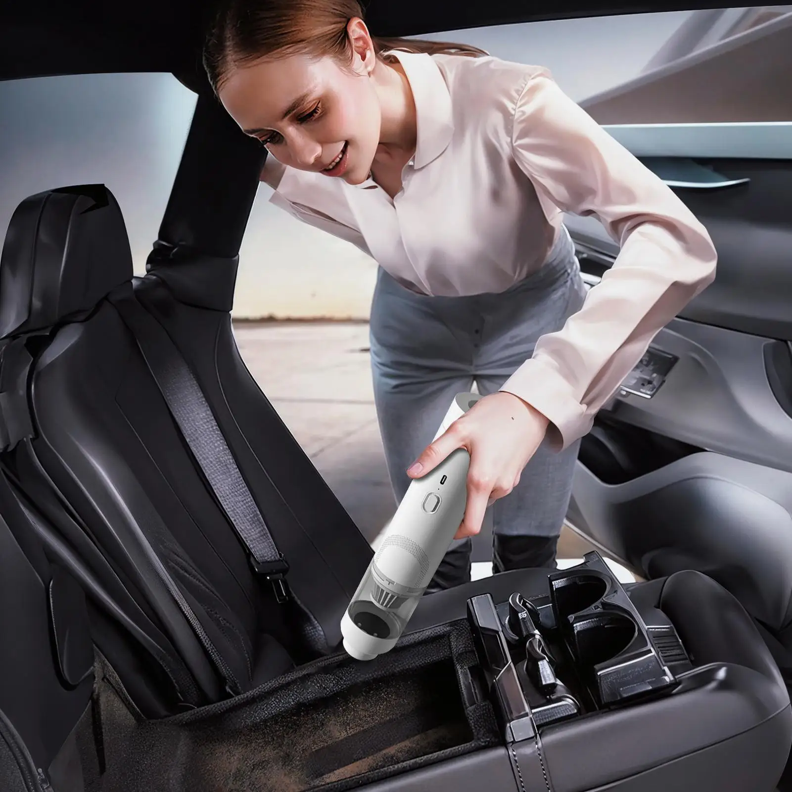 

Ручной пылесос беспроводной портативный пылесос беспроводной быстрая очистка воздушная тряпка с несколькими насадками для мебели кемпинга Rv Auto