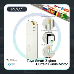 MOES New ZigBee Smart DIY Motorized Roller Blinds/Shades Drive Motor Hub Tuya Smart Life APP Alexa Google Home Voice Control