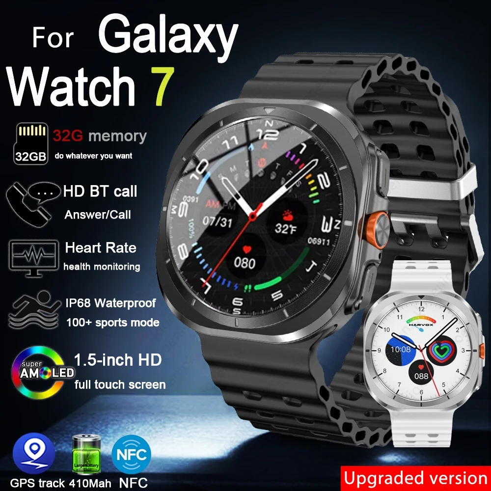 DT Watch Ultra 47mm 32Gb Memory Local Music Bluetooth Call Compass 3D Menu Bluetooth Smart Watch For Samsung For Men Women 2024