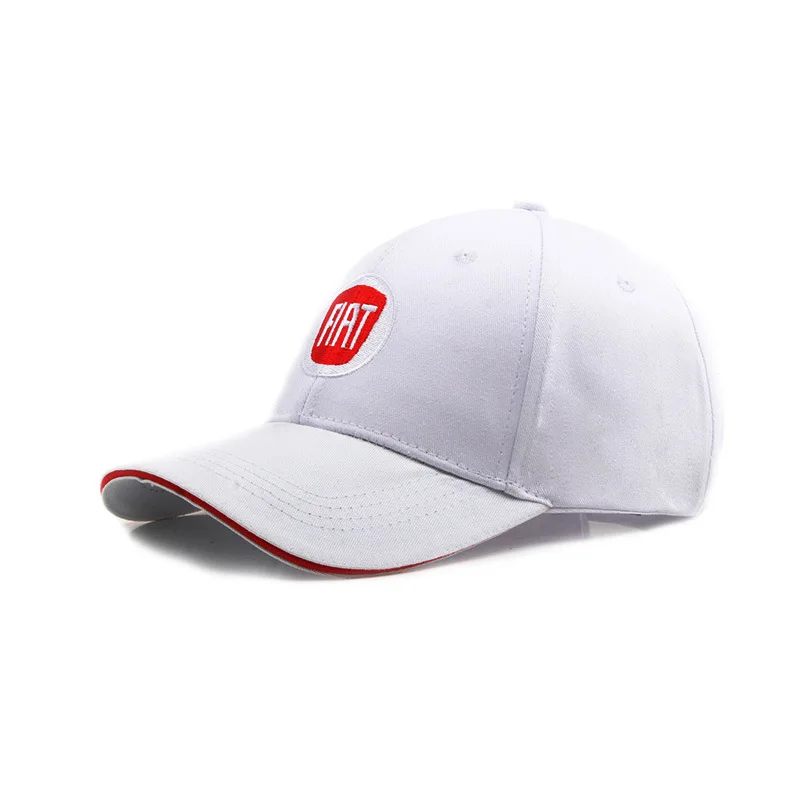 Modny haft na Fiat czapki baseballowe mężczyzn Snapback kapelusz przeciwsłoneczny Hip Hop Trucker Outdoor sport bieganie wędkarstwo regulowane