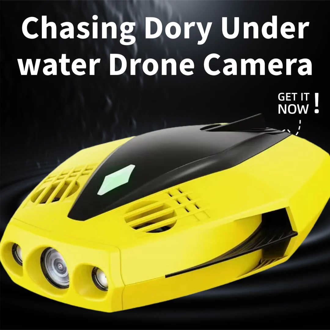 

Chasing Dory Underwater Drone Camera | App & Bluetooth Control, One-Click Sharing, Portable Backpack, Real Time Viewing