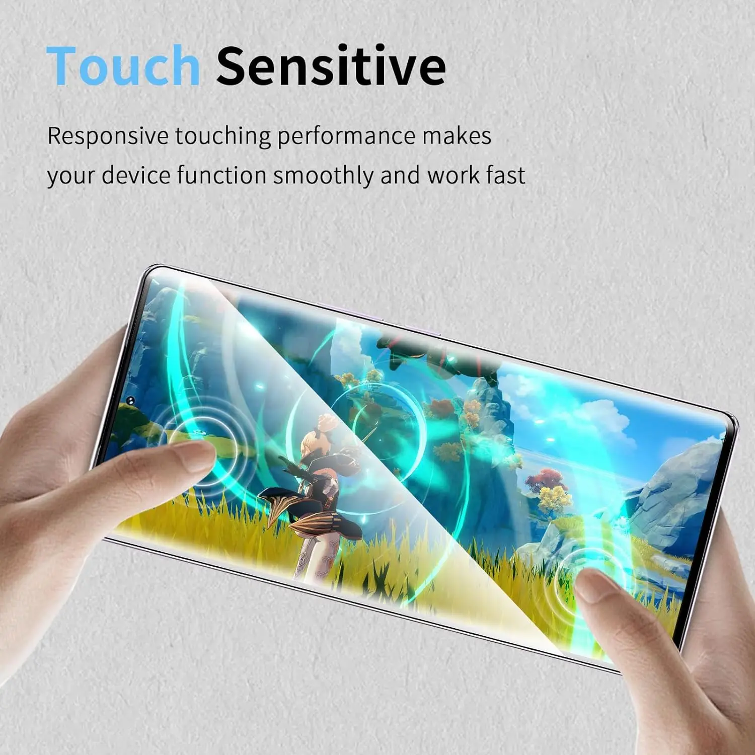 9H Curved Four Sides Glue Tempered Glass For Blackview A200 Pro Screen Protector 2/4Pcs HD