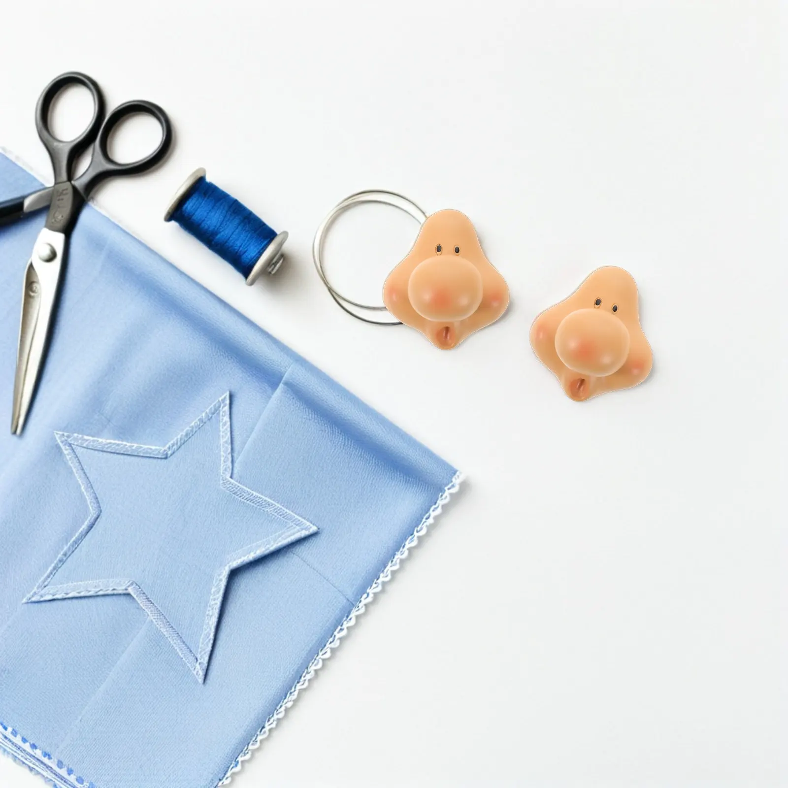 4 Piezas de Accesorios para la Cara de Gnomos, Piezas de Resina con Expresiones Faciales Detalladas, Suministros para Manualidades de Gnomos de Pascua y San Valentín, Kit de Bricolaje para Duendes