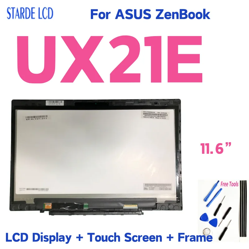 11.6 inch For ASUS ZenBook UX21E LCD Display Touch Screen Digitizer Assembly For ASUS UX21E Replacement Part