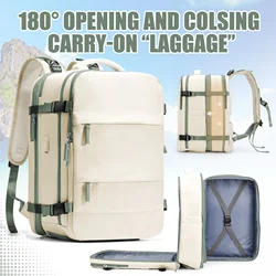 Spacious Carry-On Backpack Suitcase Travel Cabin Airplane Backpack Men, Backpack with Laptop Compartment, College Large Backpack