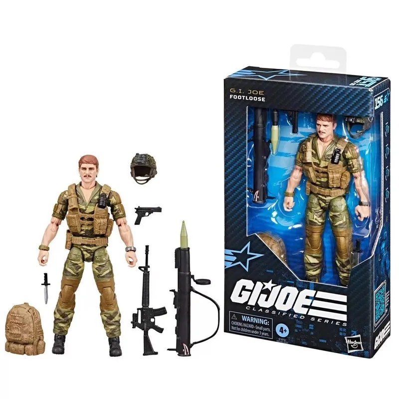 Venta caliente Original Hasbro Fuerzas Especiales Serie Anime Figura G.I. Figura de acción Darklon de la serie Joe, juguete para niño y niña, regalos para niños