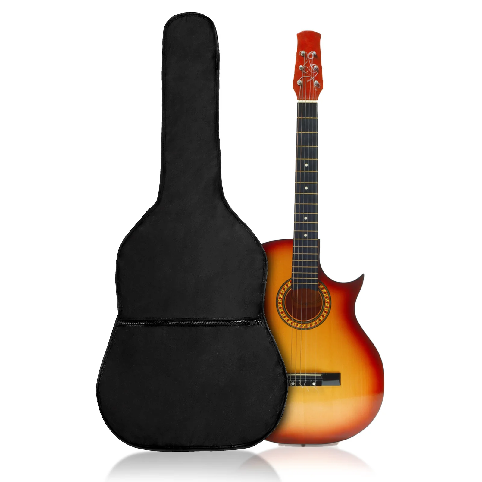 

Portable Guitar Case Bag Sturdy Construction Waterproof Material Lightweight Easy Carry for Daily Commute and Outdoor Music