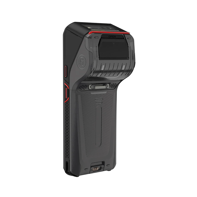 Android PDA Barcode Manufacture Qualified Rugged Android Handheld Barcode Scanner Ticket Printer