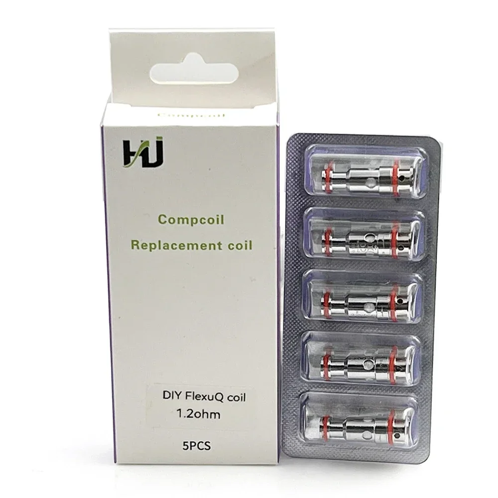 AosVape Flexus Q Mesh Coil, 0,8 ohm, 1,0 ohm, 1.2ohm, Bobinas AF para Flexus Q, Sistema de bloco MTL Pod, Kit de cartucho