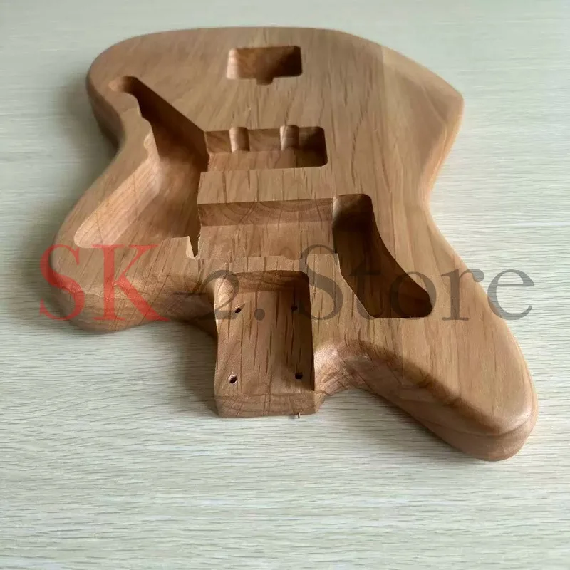 39-Inch electric guitar body, alder body matte log, barrel DIY modified guitar 648 string length