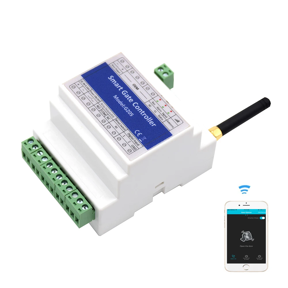 GSM Remote Controller Wired Relay Switch G205 For Gate Door Barrier Shutter Opener (Replace RTU5025)