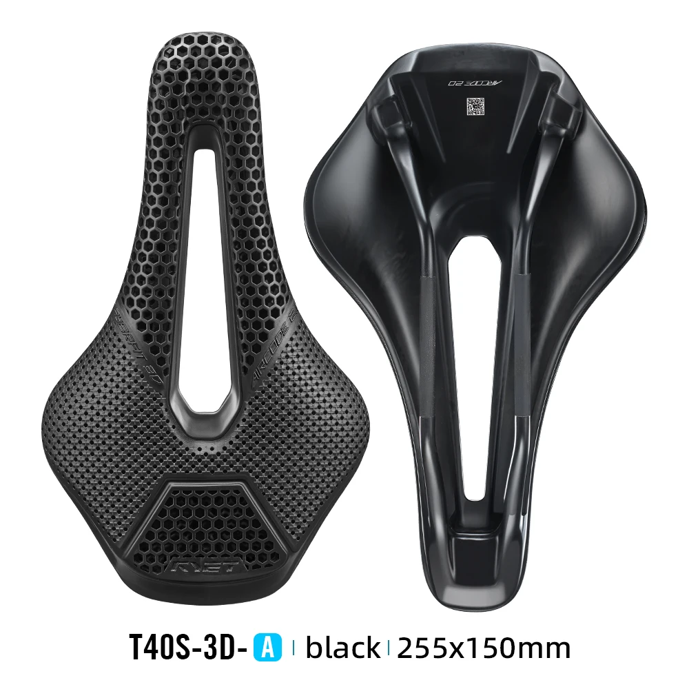RYET Aircode 2.0 3D-gedruckter/VCM-Sattel 160-169g 255x150mm 7x9mm Schienen-Ausschnitt Carbon/Nylon-Basis Rennrad MTB Gravel Sitz