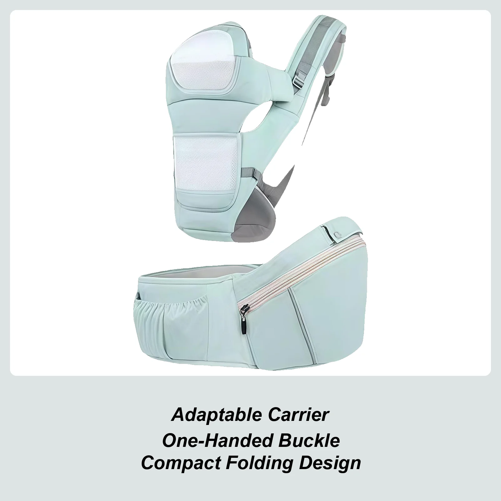 

Ergonomic Kid Carrier Adjustable Bassinet Stroller Wrap Ergonomic Lightweight Carrier For Hiking Airplane Registry Mom Dad