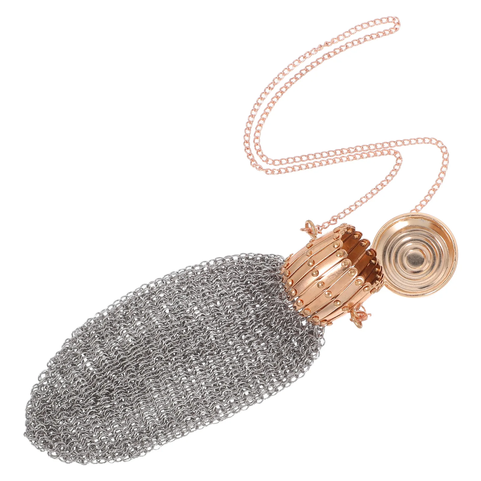 

Vintage Coin Purse Metal Mesh Wallet With Twist Lid Compact Retro Change Pouch Women Portable Coin Holder Travel Mini Trinket