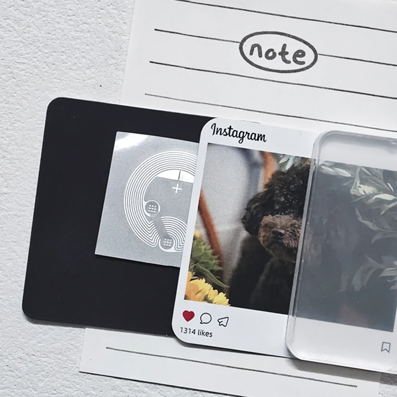 DIY NFC Transparent Acrylic Fridge Magnet Kit 4 Sets Self Adhesive 5mm Craft Supplies Square Group Set Make Your Own Photo Gift