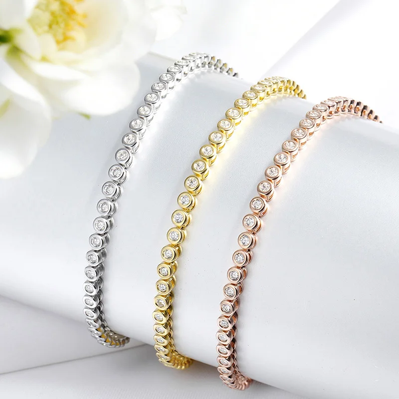 Thumbnail 2 - #15 Trending Moissanite Tennis Bracelets Right Now