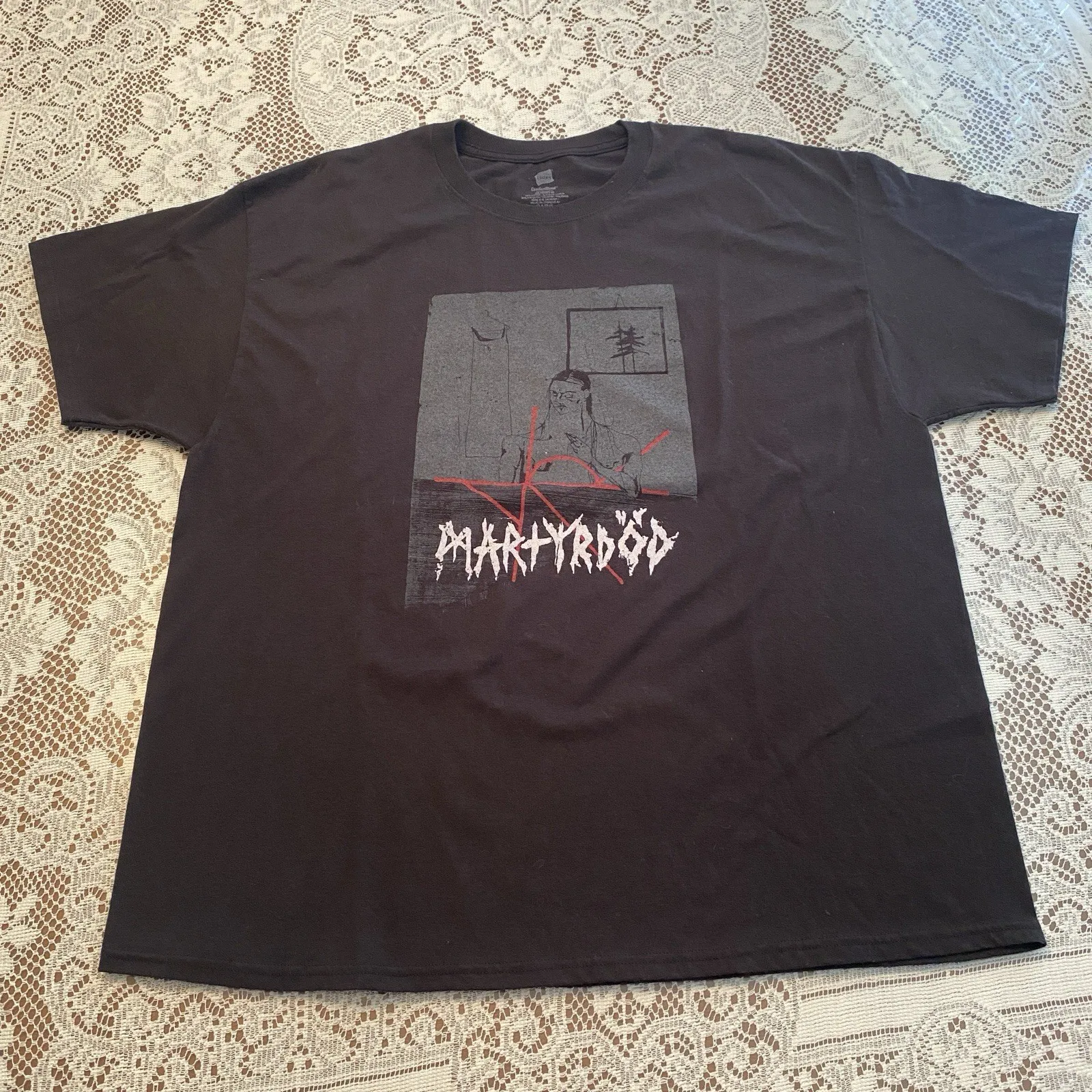 Футболка Martyrdod Metal/punk, размер XL, Швеция, шведский Crustpunk Thrash