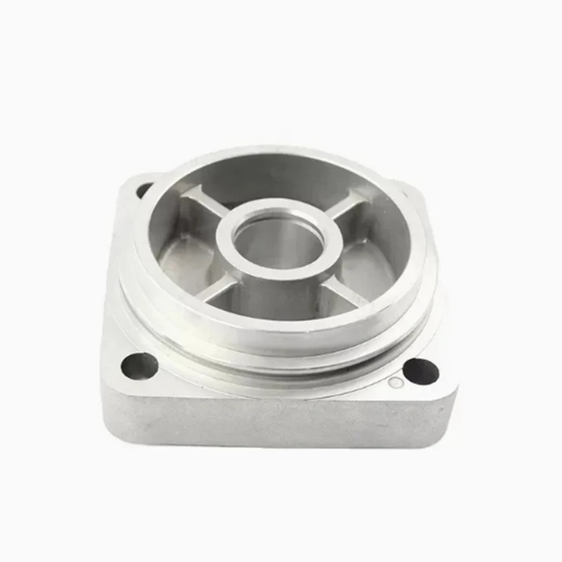 

CNC aluminum alloy casting, mechanical pump body base parts, mechanical cavity components