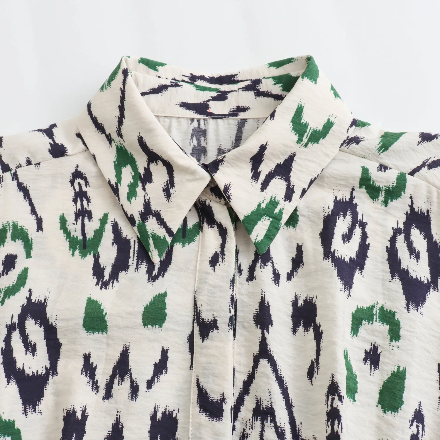 2025 robe femmes imprimer chemise courte décontractée vacances plage style robe à manches longues robe d'été robe élégante