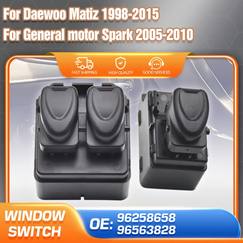 

Power Window Regulator Control Switch Lifter Button For 1998-2015 Daewoo Matiz 2005-2010 General motor Spark 96258658 96563828