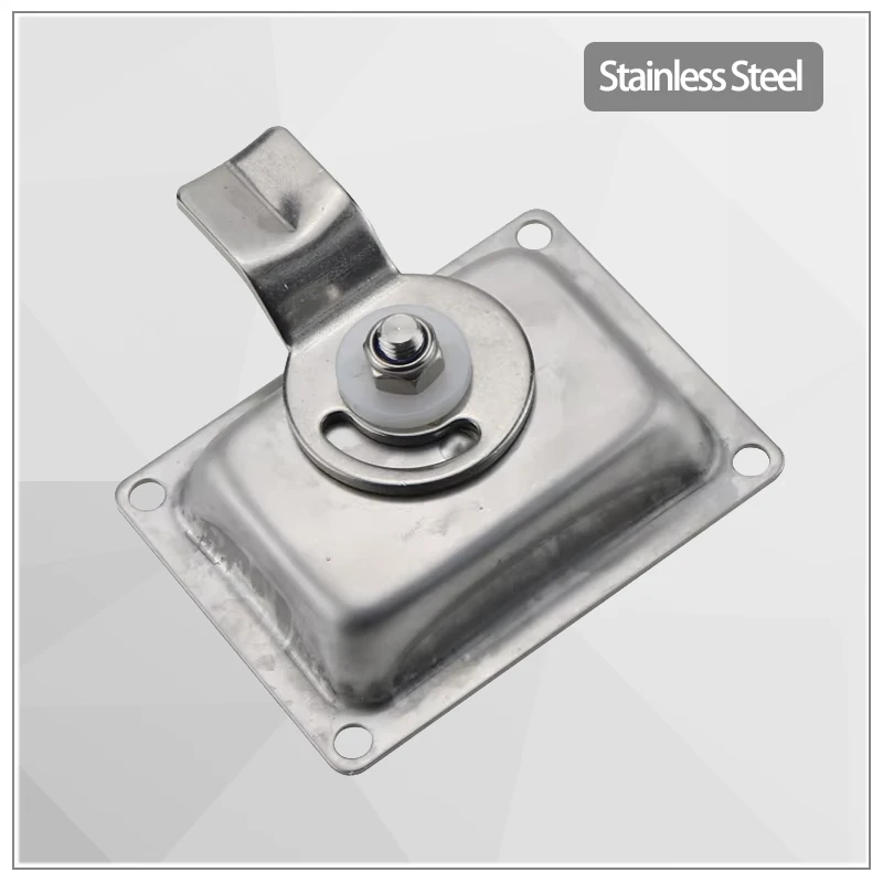 

304 Stainless Steel Pull Plate Lock Construction Machinery Vehicle Flat Box Lock Cabinet Box Door Square Lock