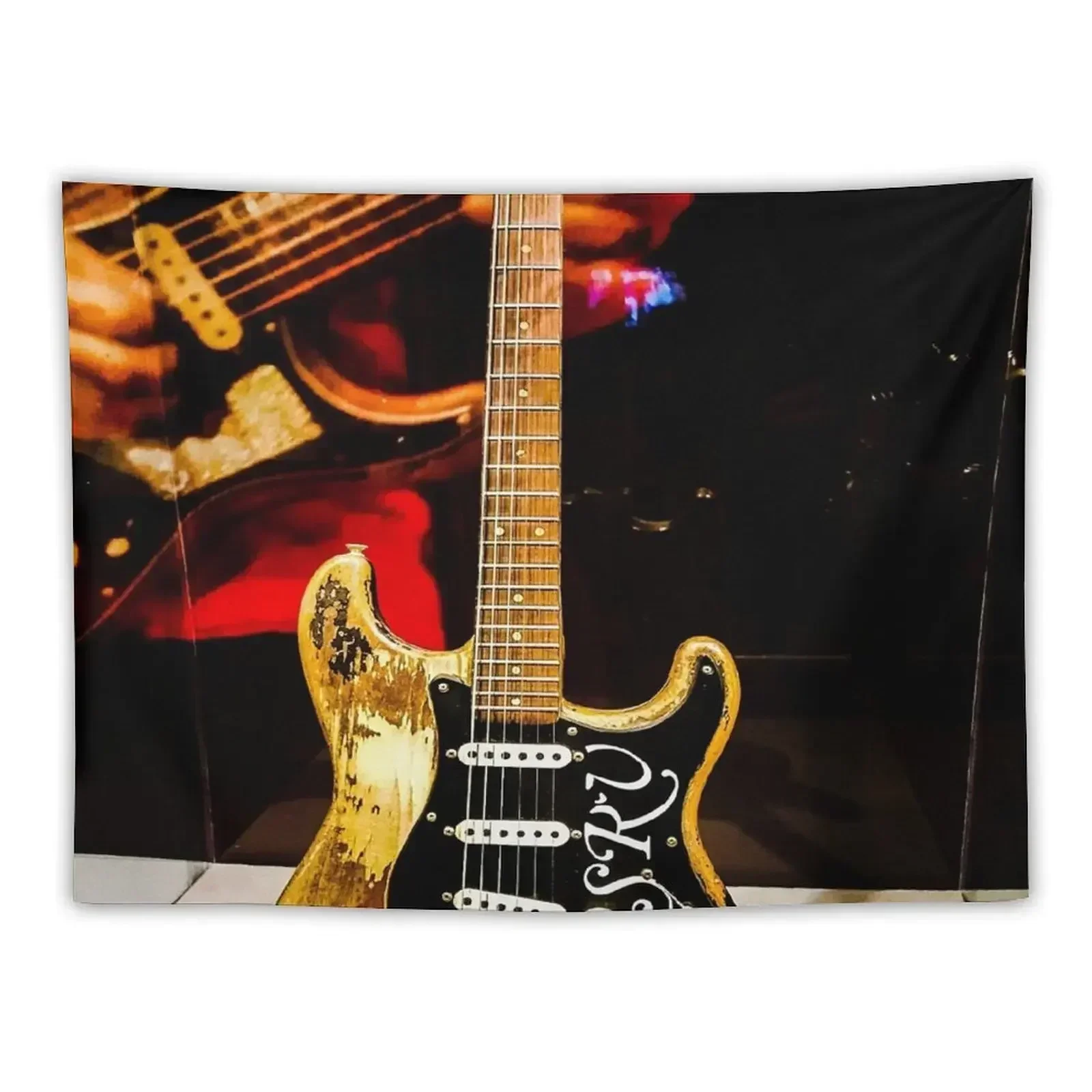 

Stevie Ray Vaughan - Dedication Tapestry Bedroom Decor Aesthetic Cute Room Decor Tapestry