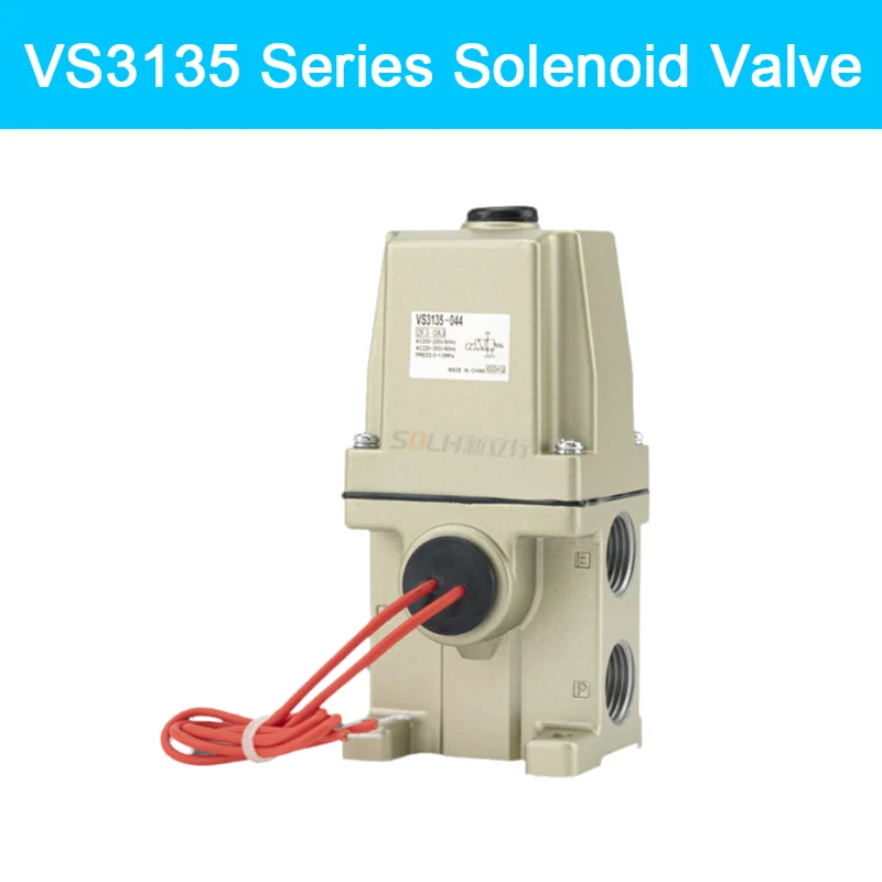 

SMC Type VS3135 Series Three-Way Direct-Acting Solenoid Valve