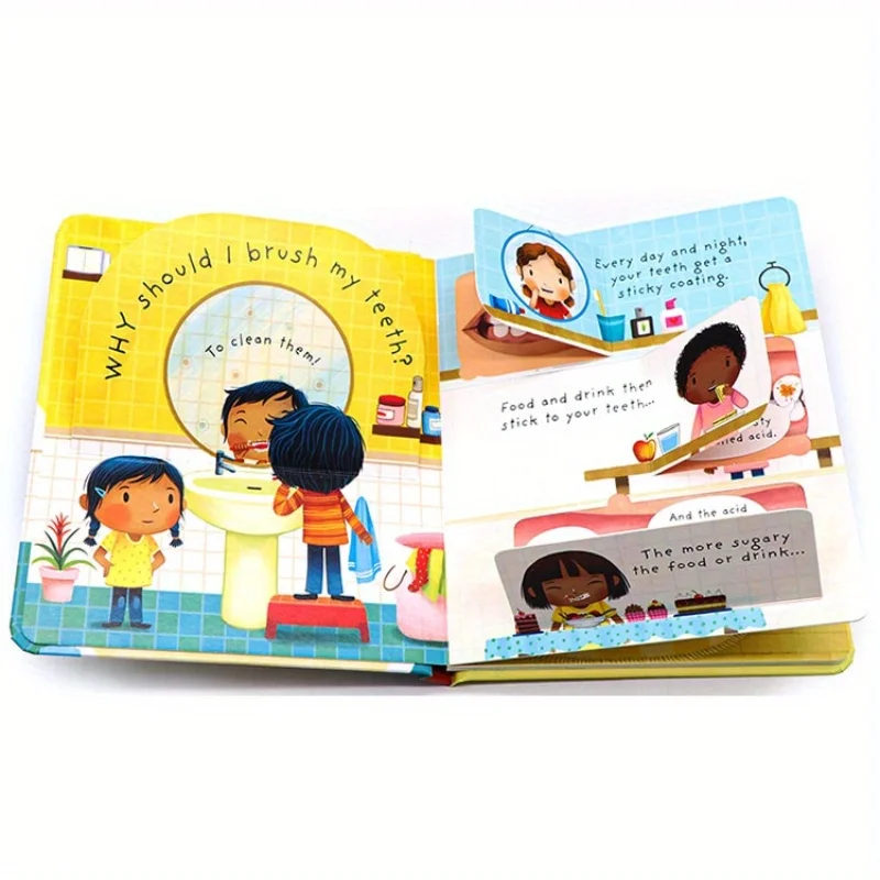 1PC Kids Scientific Knowledge Learning Picture Books Usborne English Daily Knowledge Reading Book Early Educational Montessori