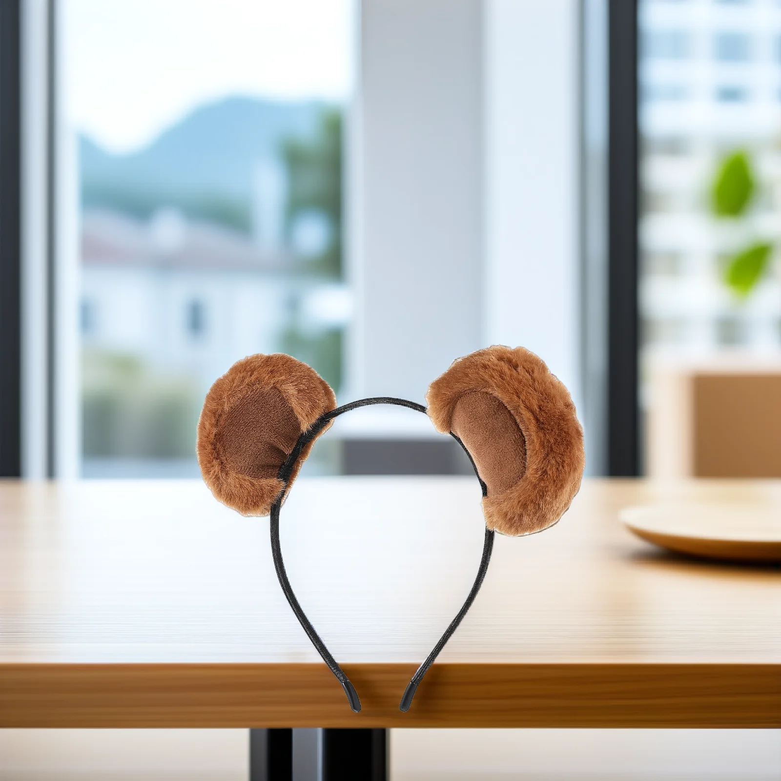 

1pcs Ears Headband Animal Hair Band Soft Makeup Skincare Party Cosplay Lightweight Costume Accessory