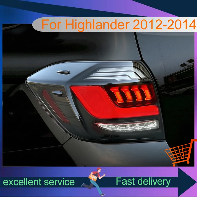 Car Stuff Styling For Toyota Highlander 2012 2013 2014 Reverse Lamp DRL Taillight Turn Signal Upgrade LED Bulbs Auto Accessories
